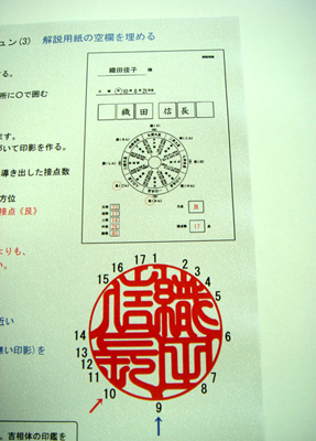 開運吉相印コーナー